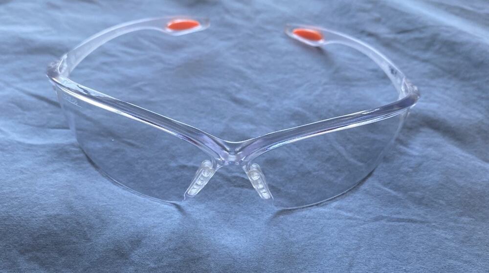 4-Pack, MCR SAFETY Glasses: Anti-Scratch, Wraparound, Frameless LW210